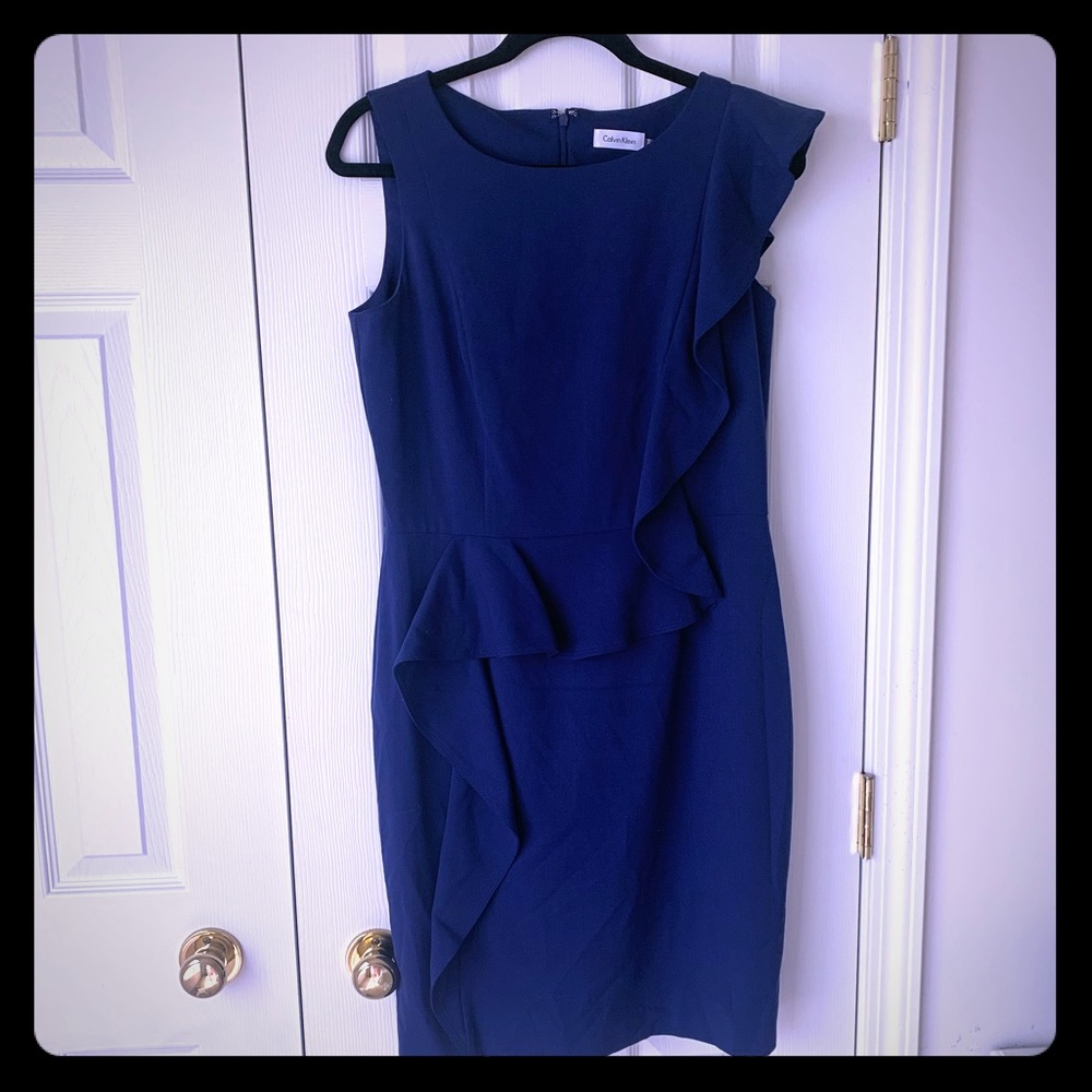 Navy Calvin Klein Dress